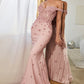 Dusty-rose Off The Shoulder Mermaid Gown CC8952 - Women Evening Formal Gown - Special Occasion