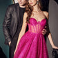 Fuchsia Strapless A-Line Corset Ball Gown CD275 - Women Evening Formal Gown - Special Occasion