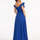 Elizabeth K - GL3018 - Embellished Bodice A-Line Chiffon Dress - Special Occasion/Curves