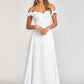 Elizabeth K - GL3018 - Embellished Bodice A-Line Chiffon Dress - Special Occasion/Curves