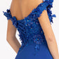 Elizabeth K - GL3018 - Embellished Bodice A-Line Chiffon Dress - Special Occasion/Curves