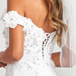 Elizabeth K - GL3018 - Embellished Bodice A-Line Chiffon Dress - Special Occasion/Curves