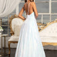 Elizabeth K - GL3028 - Illusion Sweetheart Sequin A-line Gown - Special Occasion/Curves