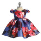 Baby Girl Watercolor Mikado Party Dress - AS546B Kids Dream