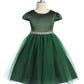 Sleeve Satin Girl Party Dress with Tulle by AS452 Kids Dream - Girl Formal Dresses