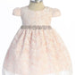 Baby Girl Lace V Back Bow Flower Dress - AS532-A Kids Dream