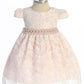 Baby Girl Lace V Back Bow Flower Dress - AS532-B Kids Dream
