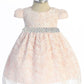 Baby Lace V Back Bow Flower Dress - AS532-E Kids Dream