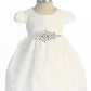 Baby Girl Lace V Back Bow with Diamond Shape Flower Dress - AS532-D Kids Dream