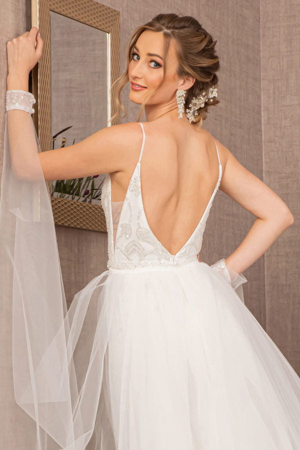 IVORY_5 Illusion Sweetheart Mermaid Gown - GL3157 - Wedding Dress