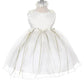 Ivory Baby Rosebud Organza Party Dress-AS193