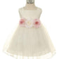 Ivory Baby Top Silk Party Dress-AS135B
