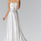 Ivory Satin Strapless A-Line Women Bridal Gown - GL2201 GLS