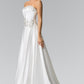 Ivory_2 Satin Strapless A-Line Women Bridal Gown - GL2201 GLS