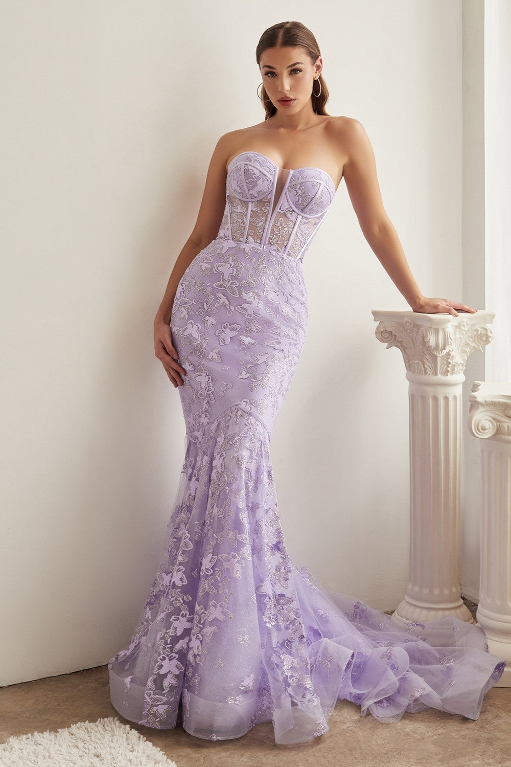 Lavender Mermaid Dresses