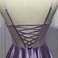 Lavender_1 Corset Satin A-Line Gown CD276 - Women Evening Formal Gown - Special Occasion