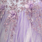 Lavender_1 Floral Off The Shoulder Quinceanera Ball Gown 15701