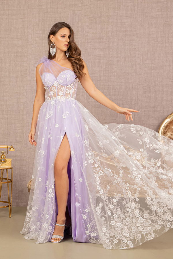 GLS by Gloria GL3134 Prom Dress - Smoky Blue | NewYorkDress GLS by Gloria GL3134 Prom Dress - Smoky Blue | NewYorkDress