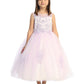 Lilac Girl Dress with Illusion Sweetheart Neckline - AS5818