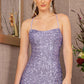 Lilac_2 Straight Across Sequin Mermaid Women Formal Dress - GL3127 - Special Occasion-Curves