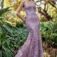 Mauve_2 Off The Shoulder Mermaid Gown A1105 Penelope Gown - Special Occasion