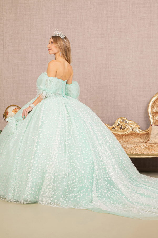 puffy mint green 15 dresses