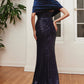 Navy_1 Strapless Sequin Mermaid Gown CH123 - Women Evening Formal Gown - Special Occasion