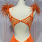 Neon Orange_1 Ball Gown By Ladivine KV1076 - Women Evening Formal Gown - Special Occasion