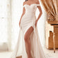 Off-White_2 Off The Shoulder Bridal Gown with Overskirt WN315