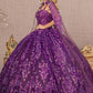 Purple_2 Beautiful Glitter Sweetheart Quinceanera Dress - GL3170