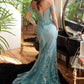 Robinblue Off The Shoulder Mermaid Gown OC014 - Women Evening Formal Gown - Special Occasion