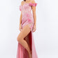 Rose_2 Floral Off The Shoulder Gown AS8050J - Special Occasion-Curves