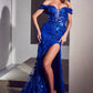 Royal Off The Shoulder Mermaid Gown CC2164 - Women Evening Formal Gown - Special Occasion