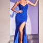 Royal Stretch Mermaid Slit Gown CC2162 - Women Evening Formal Gown - Special Occasion
