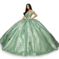 Sage_3 Off Shoulder Floral Applique Quinceanera Dress AS8060J