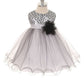 Silver Baby Tulle Multi-Sequin Party Dress-AS328