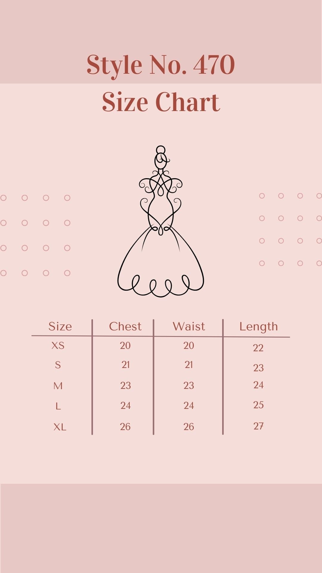 Size Chart Baby Embroidered Christening Gown Dress-AS470