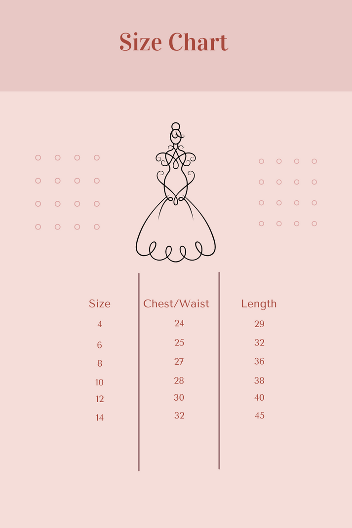 Embellished Gold Cording Embroidered Girls Dress 4 / Pink