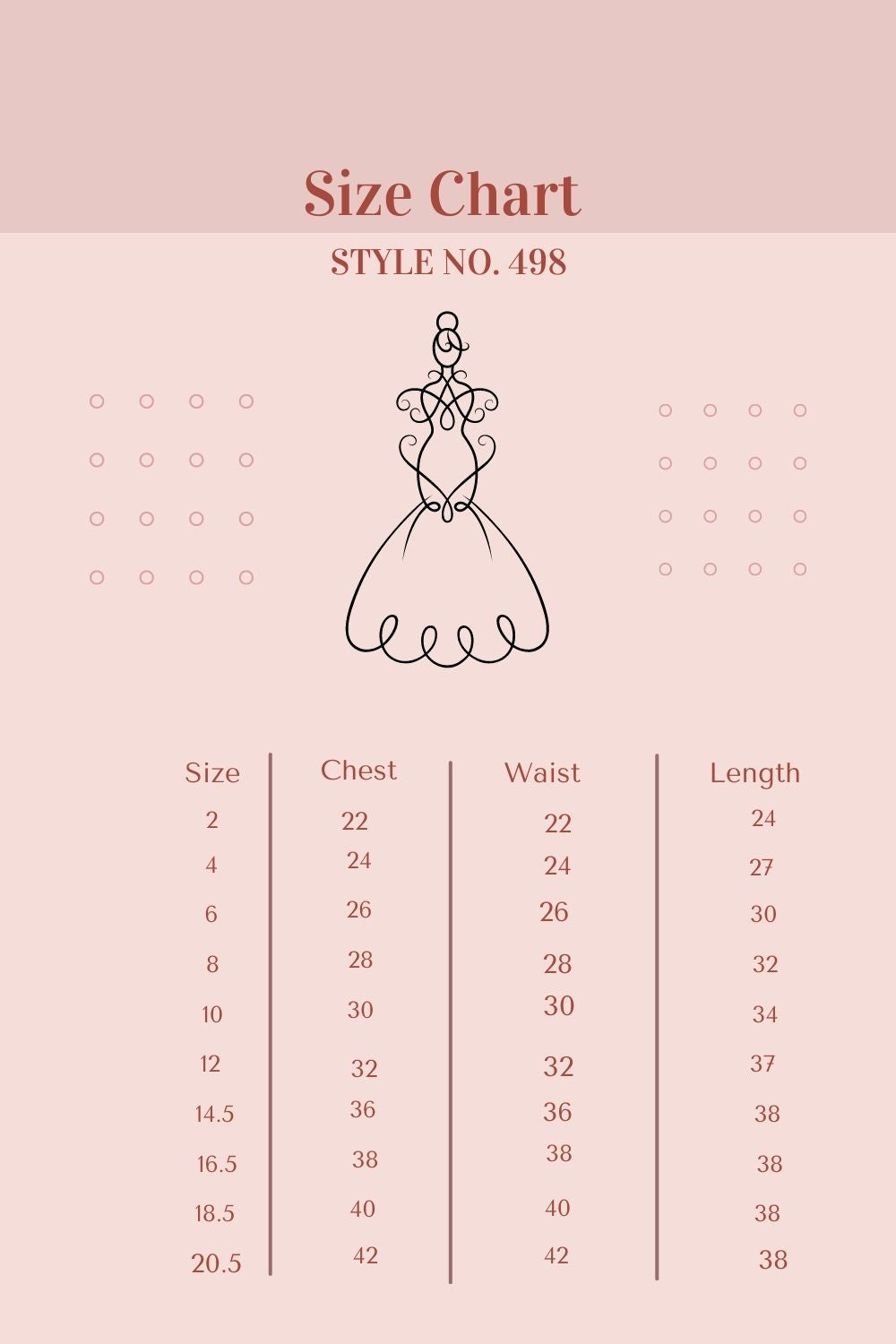 Size Chart Girl Dress - Pink Sequin Back V Bow Dress - AS498 Kids Dream