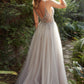Smoky-blue_3 Bloom Beaded A-line Tulle Gown A1144 Penelope Gown - Special Occasion