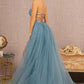 Smoky Blue_1 Strapless Sweetheart Neck Slit Women Formal Dress - GL3156 - Special Occasion-Curves