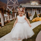 Baby Girl Lace & Rhinestone Trim Party Dress - AS456B-A Kids Dream