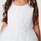 White_2 Girl Dress with Floral Lace Applique Dress - AS5808
