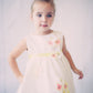 Yellow Baby Shantung Flower Party Dress-AS219F