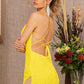 Yellow_3 Sequin Velvet Mermaid Women Formal Dress by Elizabeth K - GL3144 - Special Occasion-Curves