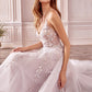Floral Lace-Tulle A-Line Gown - Andrea & Leo Couture A1019 - Special Occasion