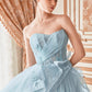 Strapless Corset A-line Tulle Formal Evening Gown by Andrea & Leo Couture - A1021 MONARCH - Special Occasion