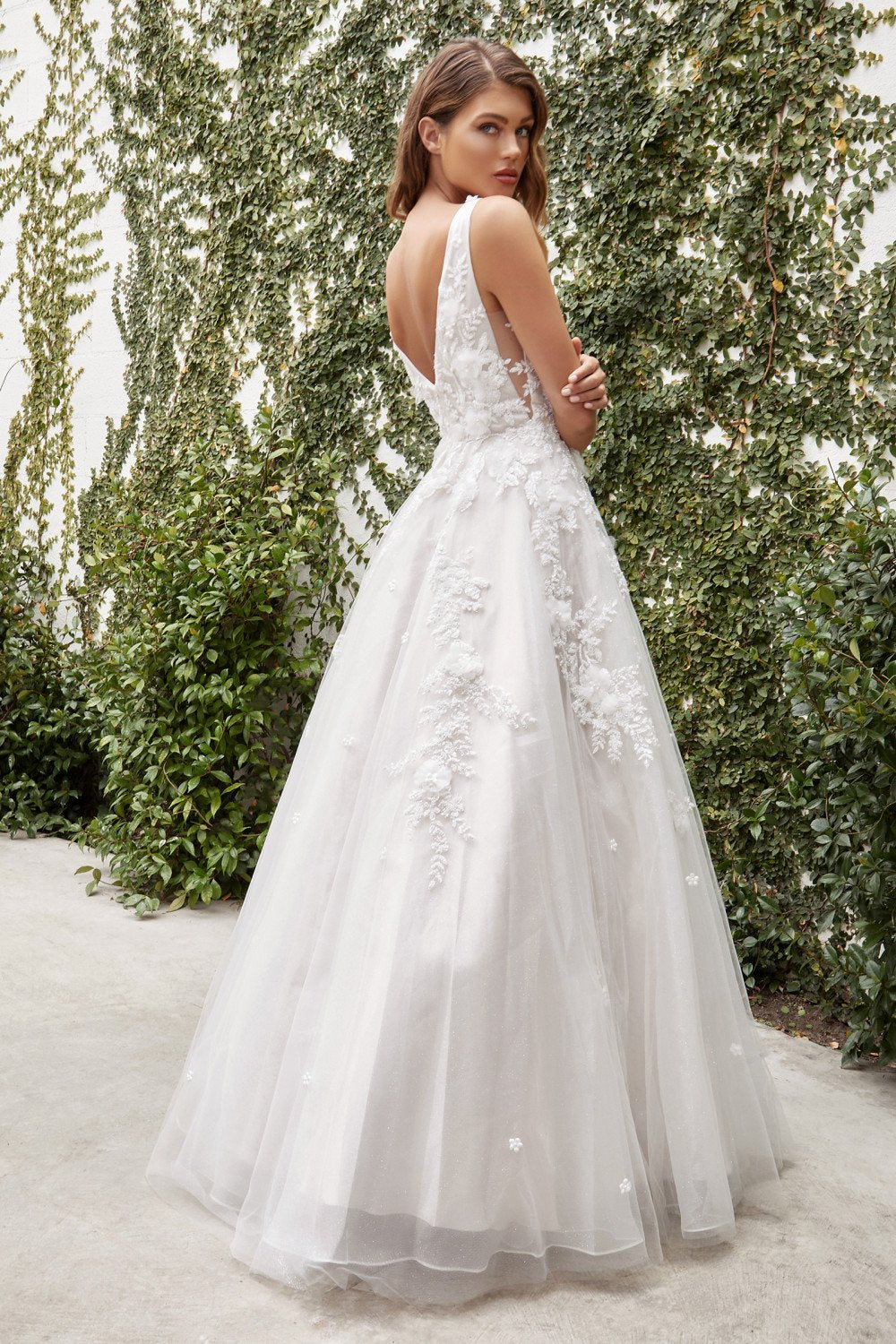 Layered Tulle Gardinia Bridal Gown by Andrea & Leo Couture - A1028W