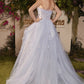 Strapless Corset Tulle Ball Gown by Andrea & Leo Couture A1050 AURORA TULLE GOWN - Special Occasion