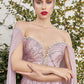 Cap Sleeves Meremaid Andrea & Leo Couture - A1075 ELEANOR GLASS GOWN